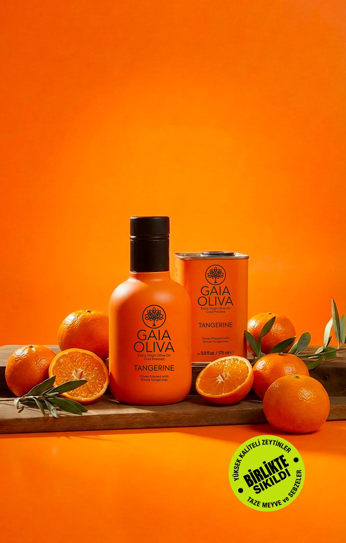 Mandalina Çeşnili 250 ml Natürel Sızma Zeytinyağı