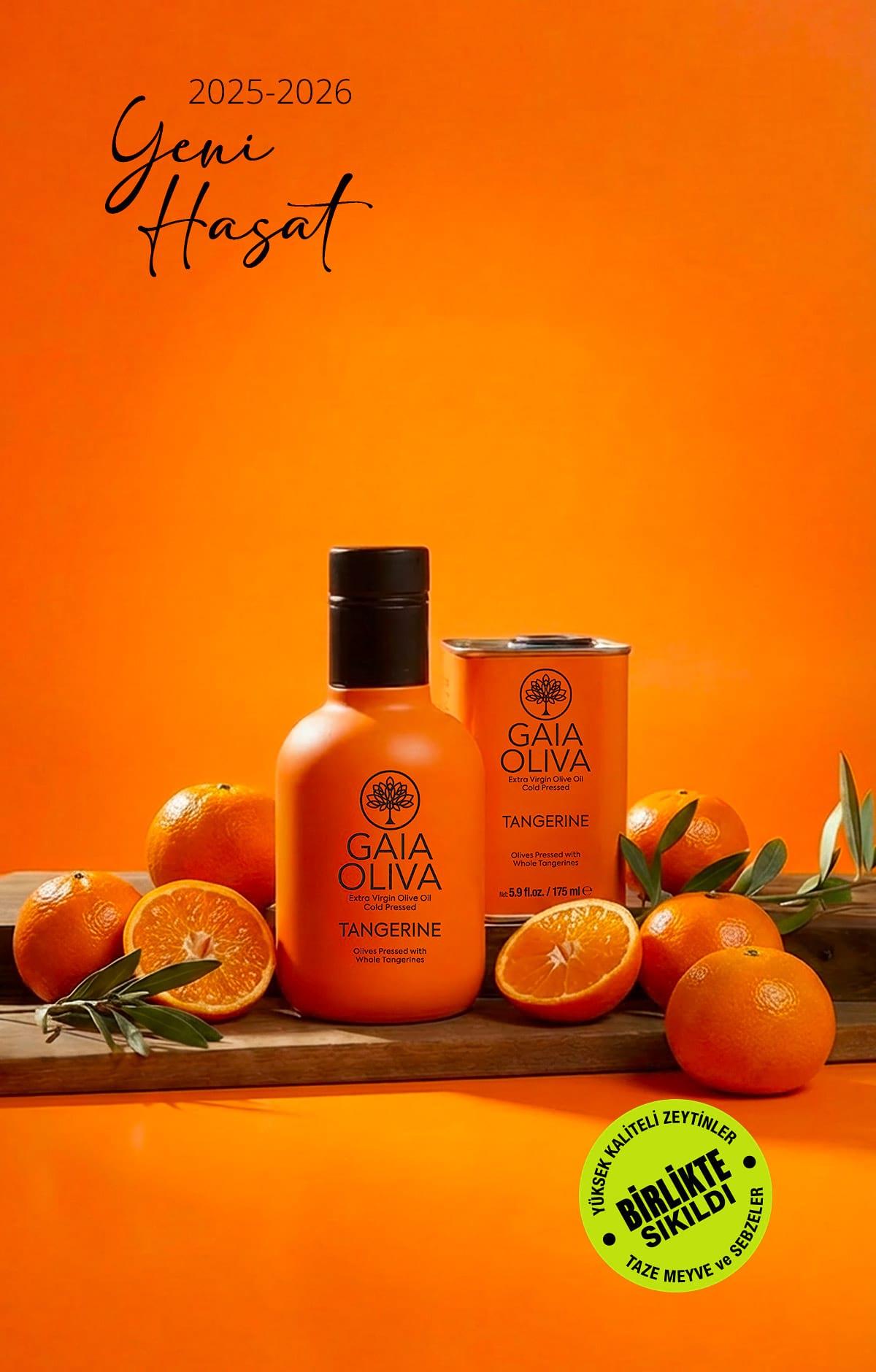 Mandalina Çeşnili 250 ml Natürel Sızma Zeytinyağı (Yeni Hasat)