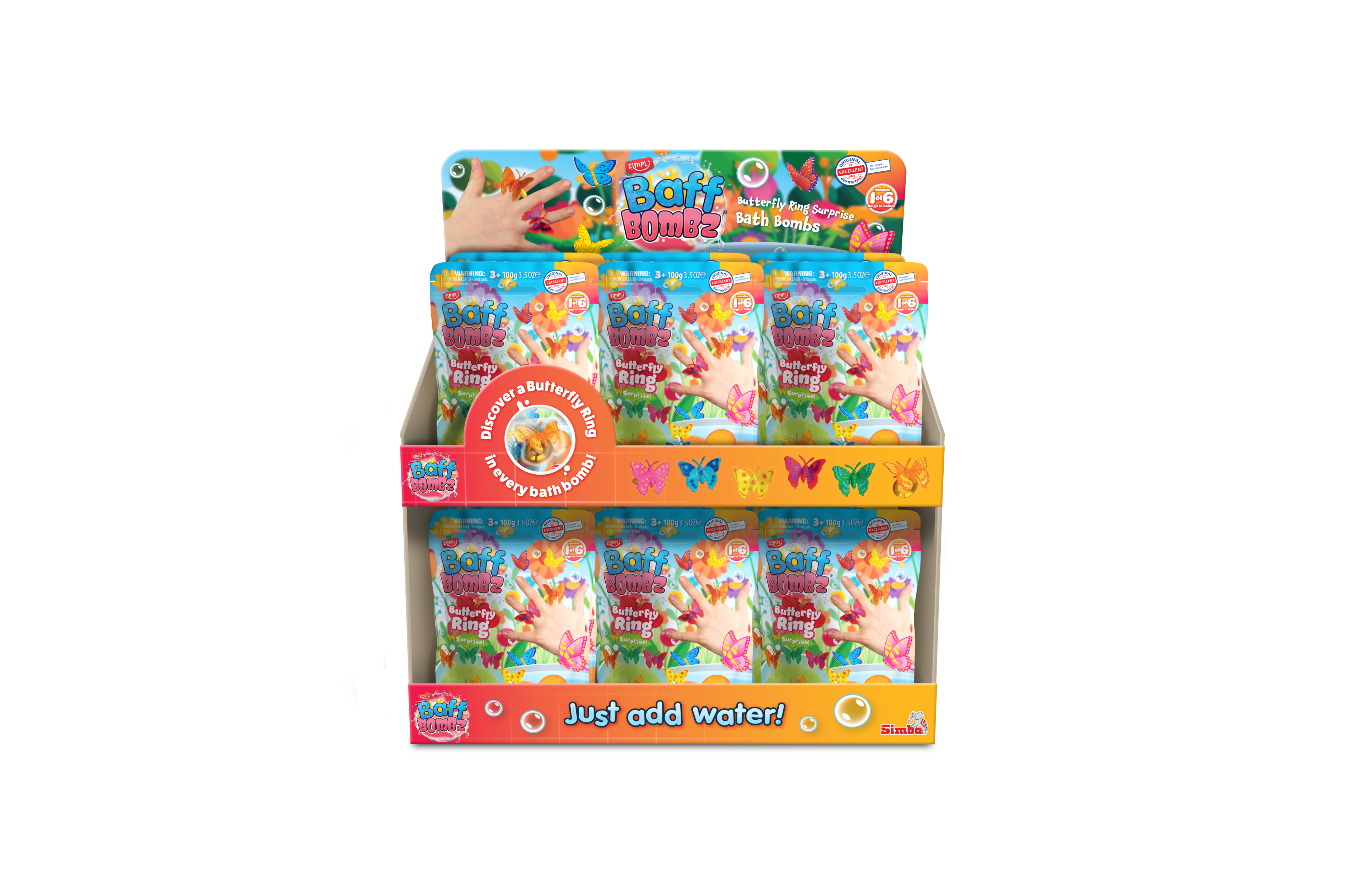 Butterfly Ring Surprise Baff Bombz