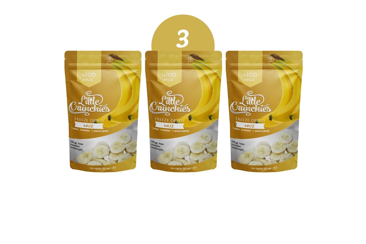 Freeze Dried Muz 3'lü Paket