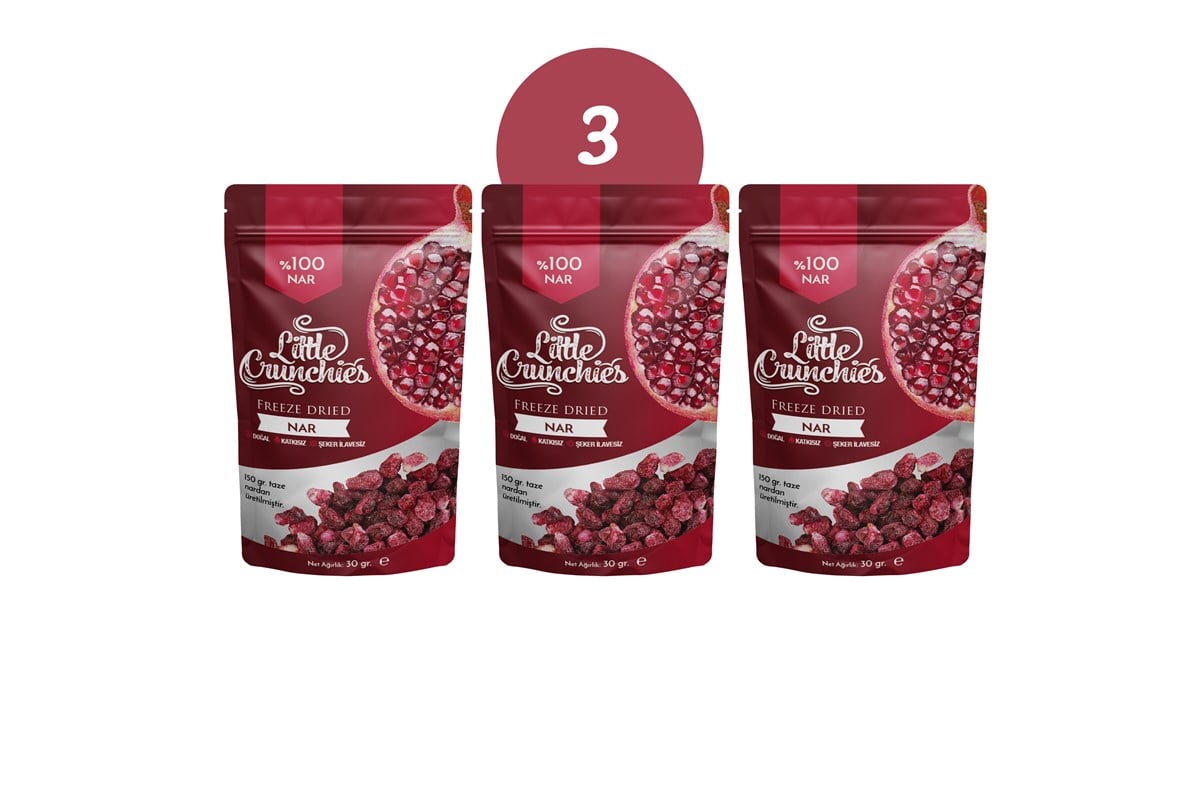 Freeze Dried Nar 3'lü Paket