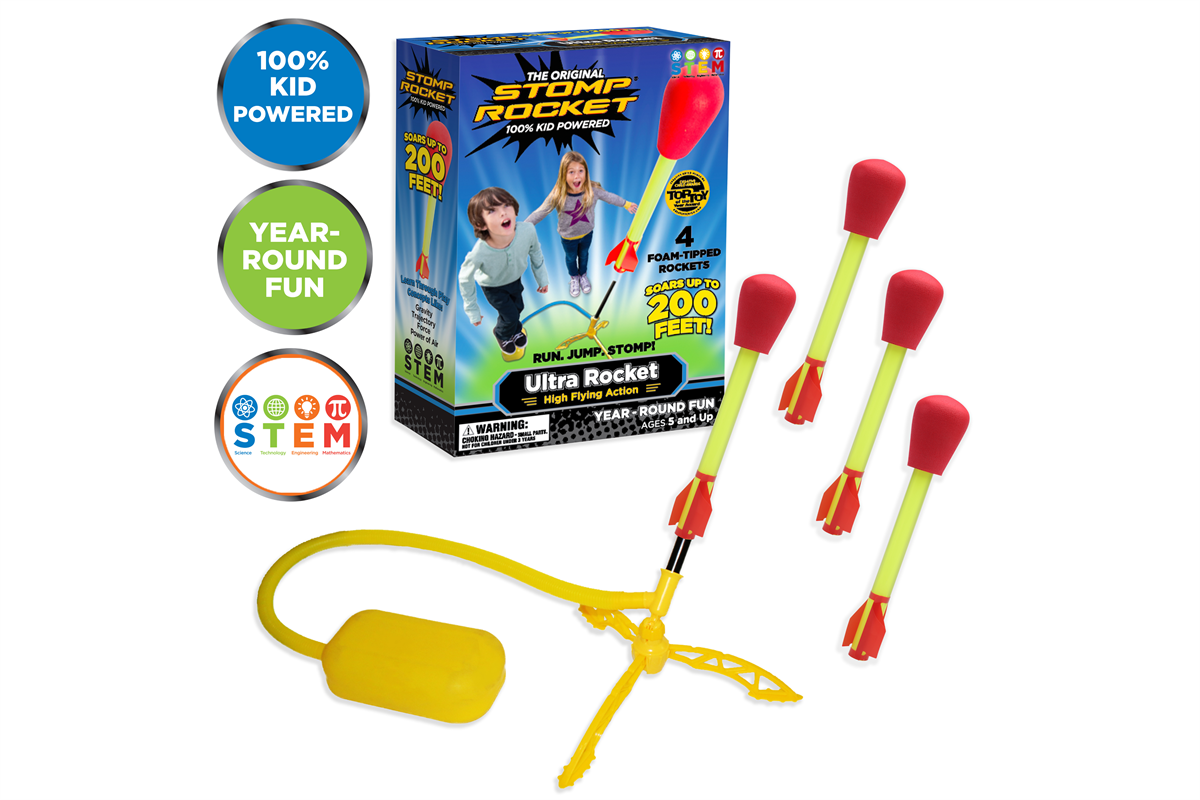 Stomp Rocket Ultra, 4 Rockets