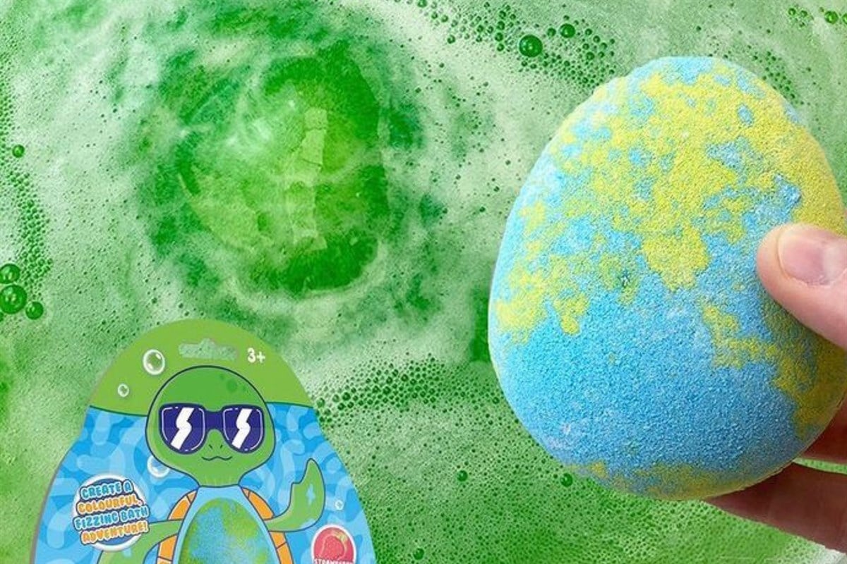 Turtle Baff Bombz Rengarenk Nem Topu Banyo Bombası