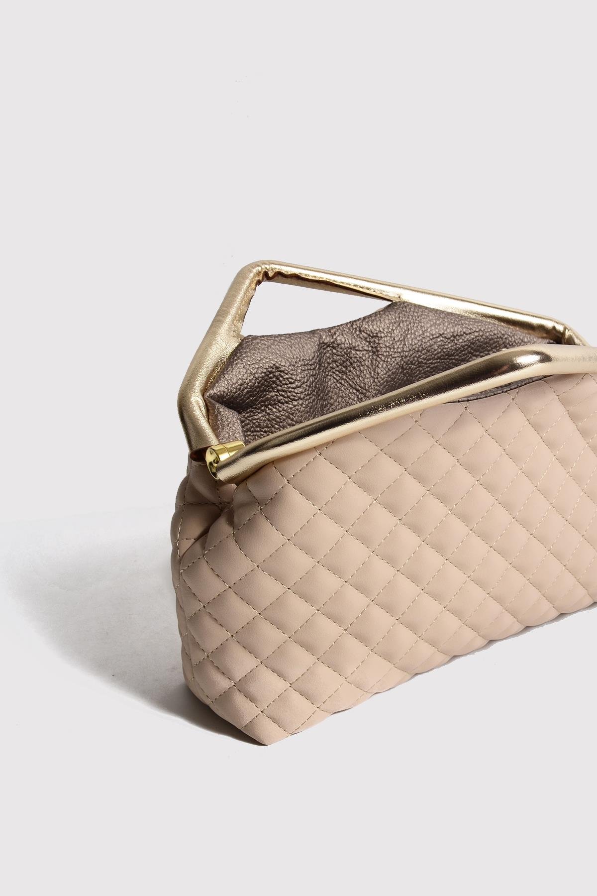 Vizon Kapitone Clutch Portföy Çanta