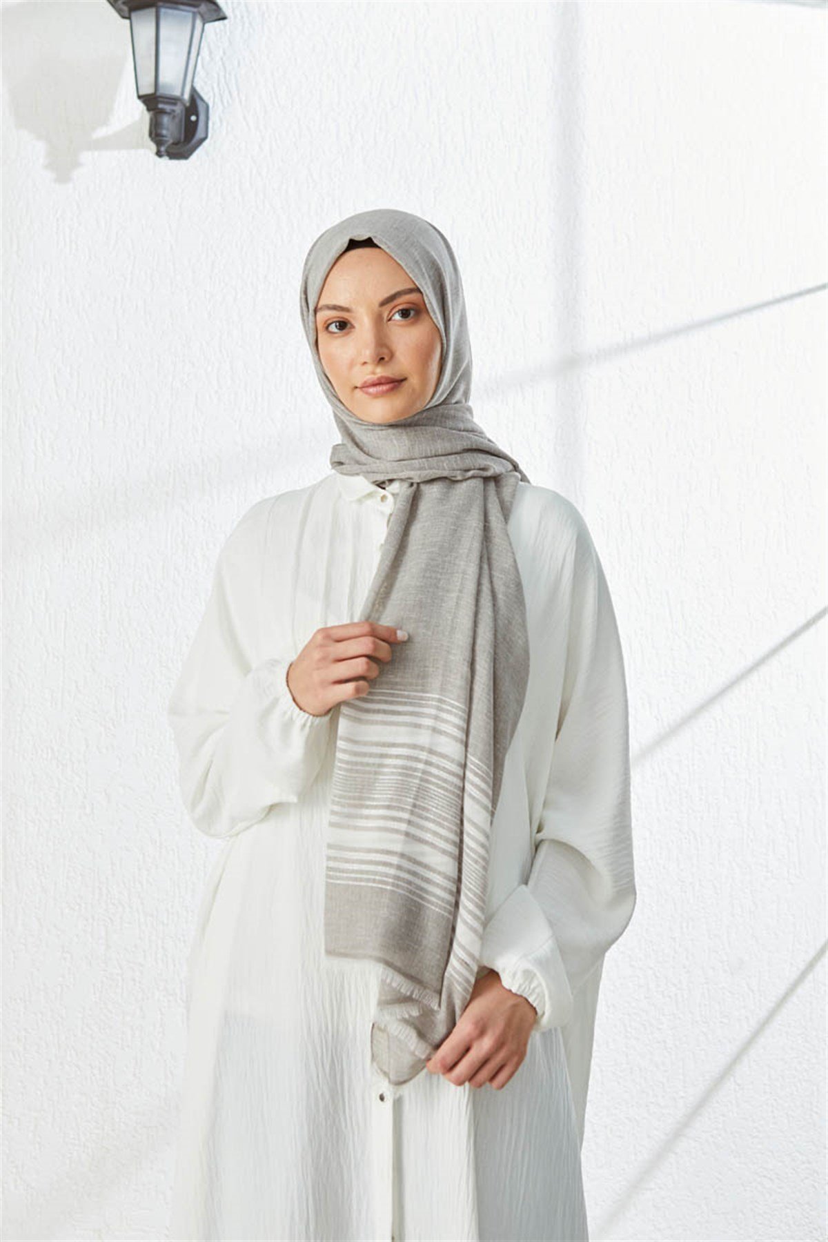 KATRİN ŞAL 7995-KAHVE RENGİ