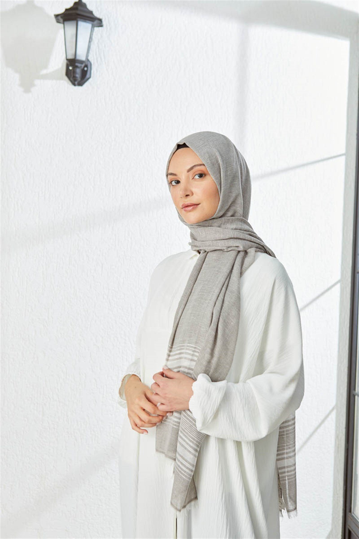 KATRİN ŞAL 7995-KAHVE RENGİ