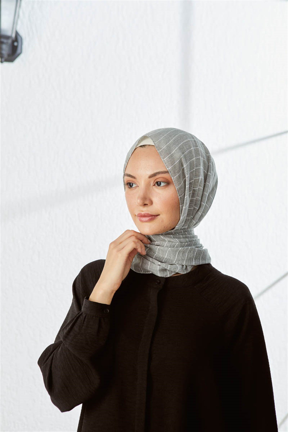 KATRİN ŞAL 7997-ANTRASİT