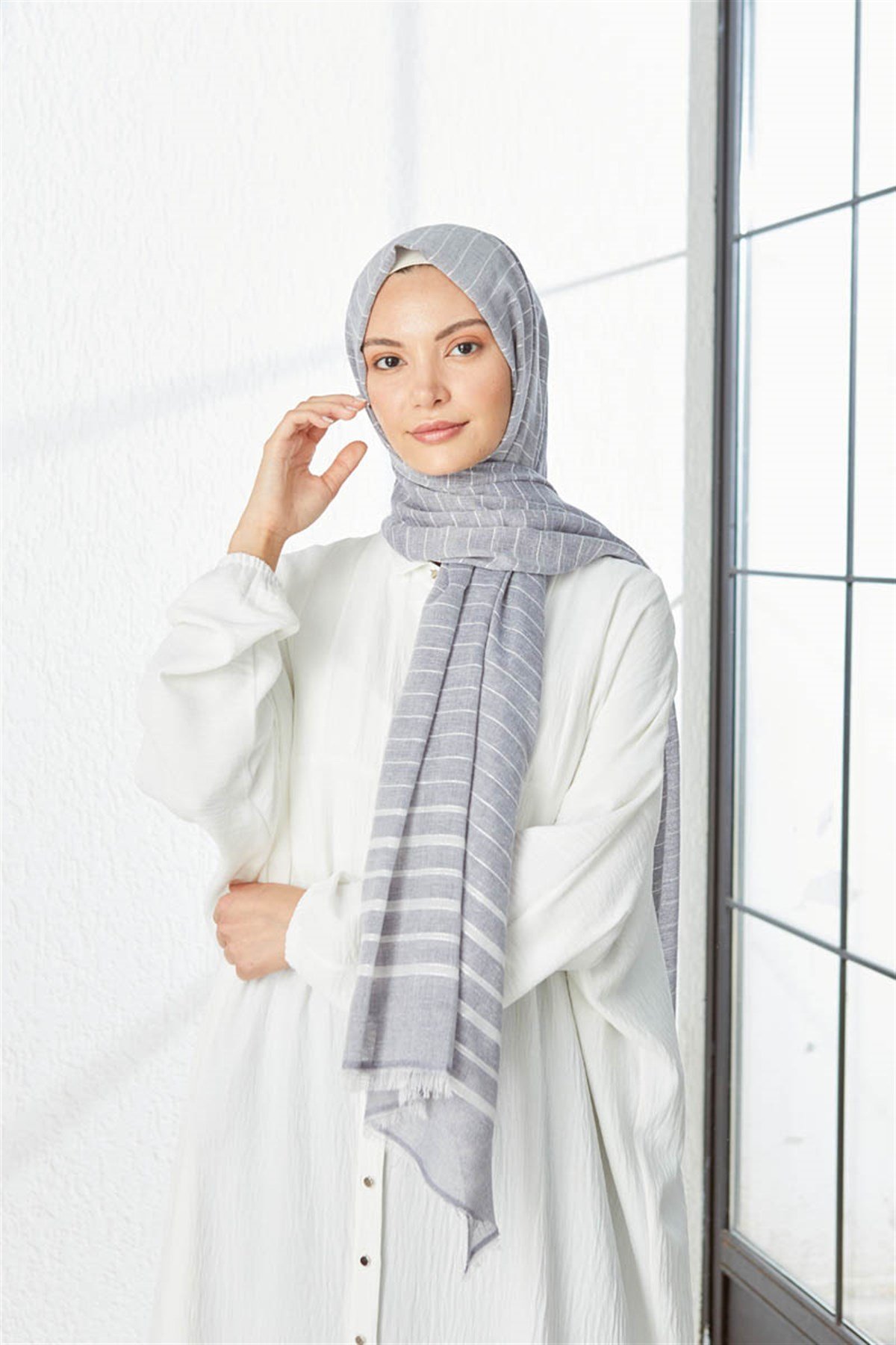 KATRİN ŞAL 7997-KOT MAVİSİ