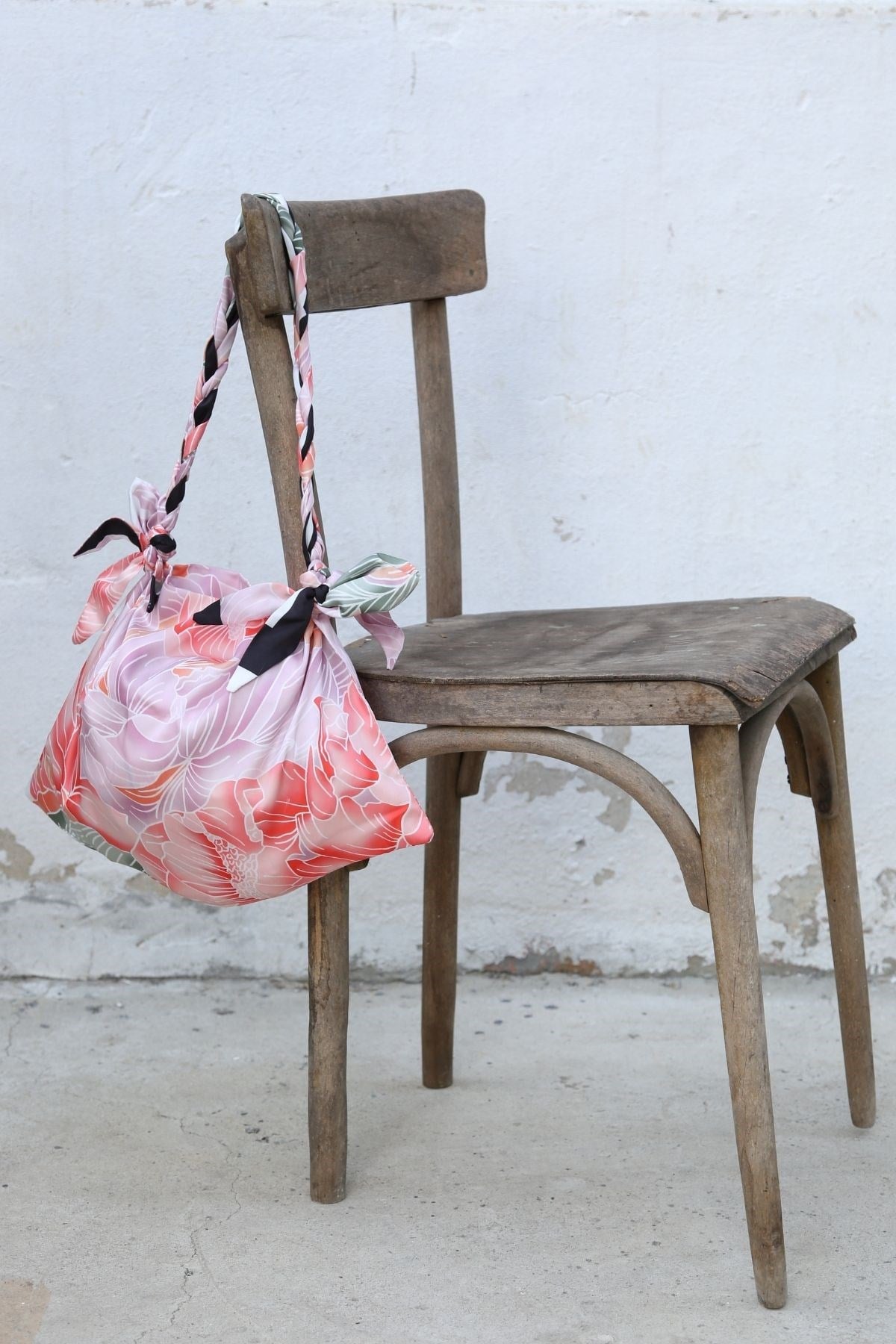 KNIT HANDLE SCARFBAG-TRNC-PDR