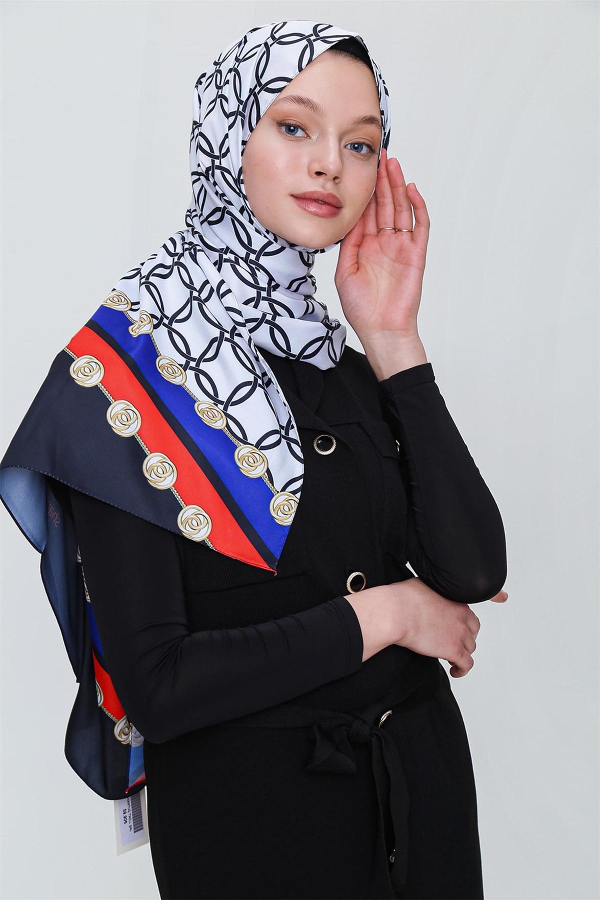 SHANTUQ TWİLL ŞAL HALKA DESEN-K.BYZ-SKS