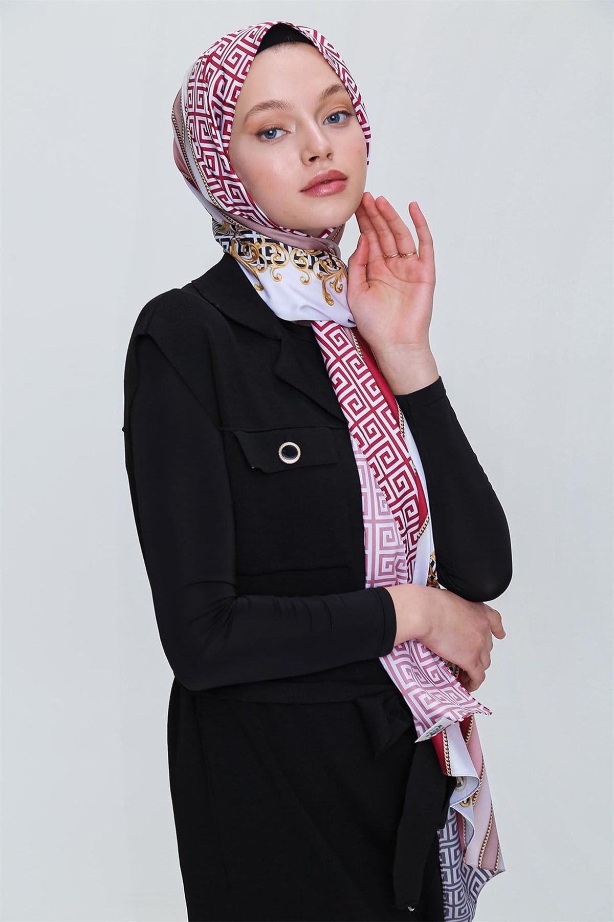 SHANTUQ TWİLL ŞAL ZİNCİR DESEN-K.BYZ-BRD