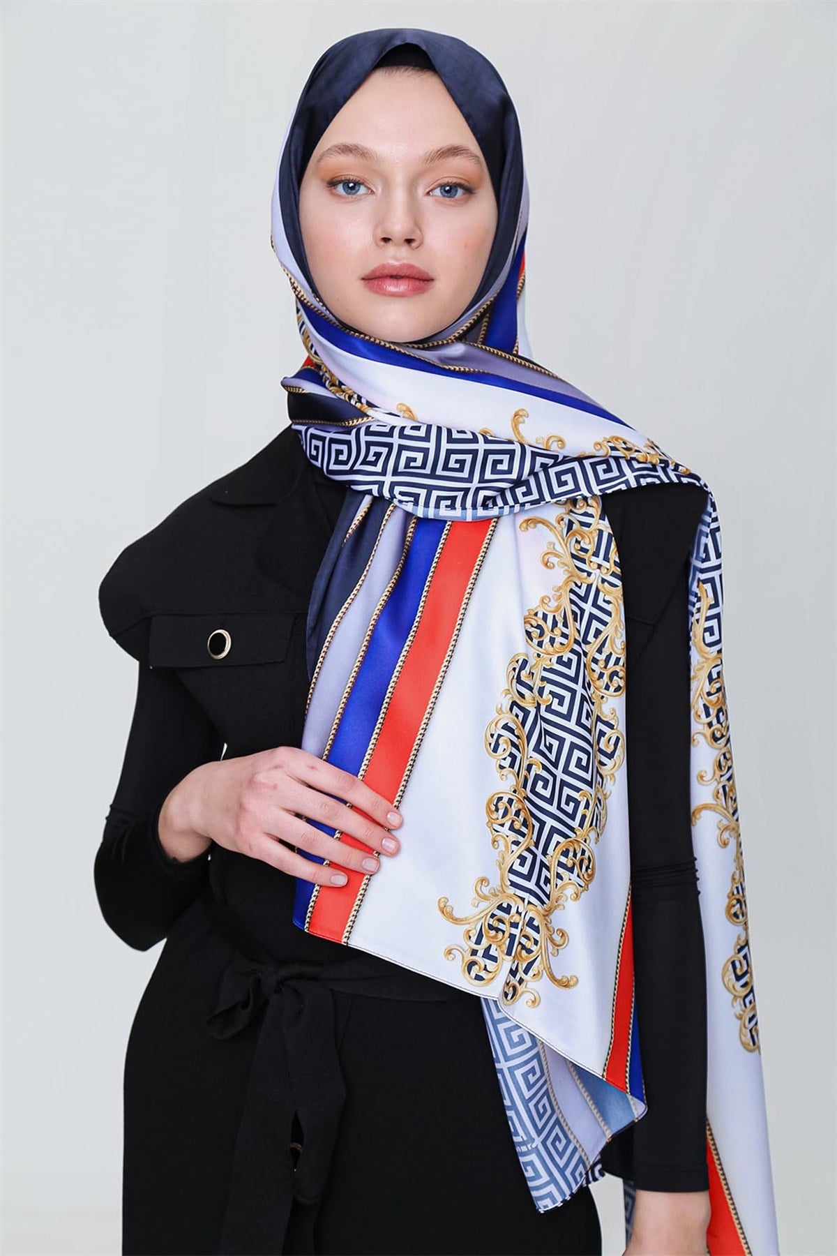 SHANTUQ TWİLL ŞAL ZİNCİR DESEN-K.BYZ-LCV