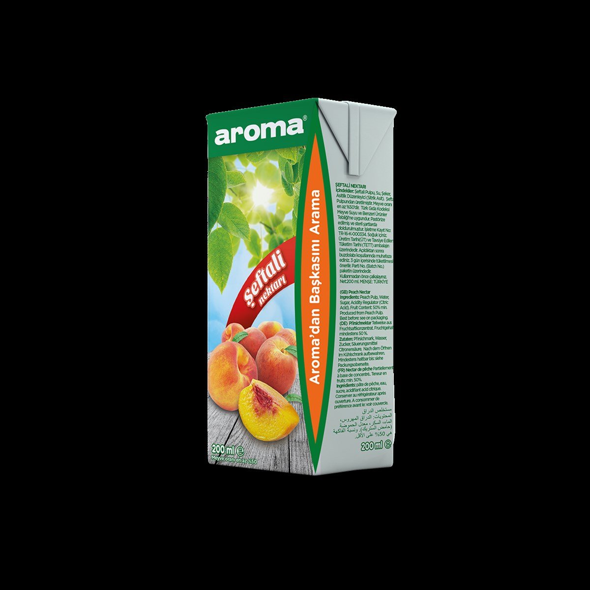 Aroma Meyve Suyu 1/5 Şeftali 200ml