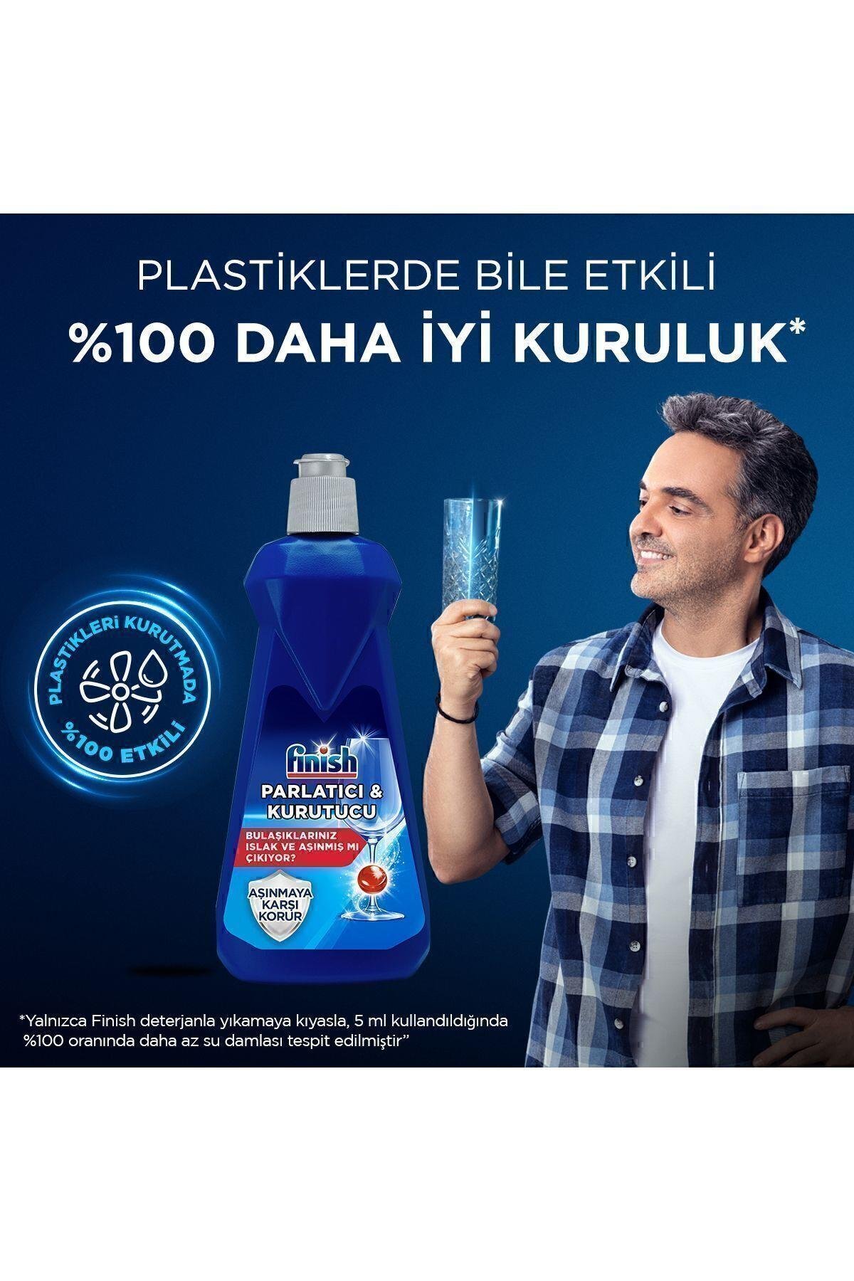 Bulaşık Makinesi  Parlatıcı & Kurutucu   Sıvı  1600 ml (800 ml x 2'li)