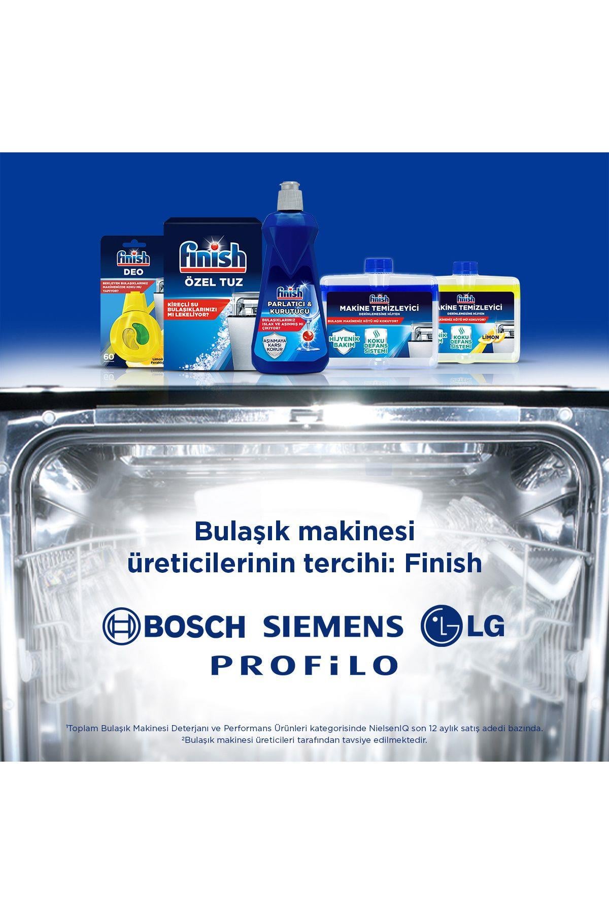 Bulaşık Makinesi  Parlatıcı & Kurutucu   Sıvı Limonlu 1600 ml (800 ml x 2'li)