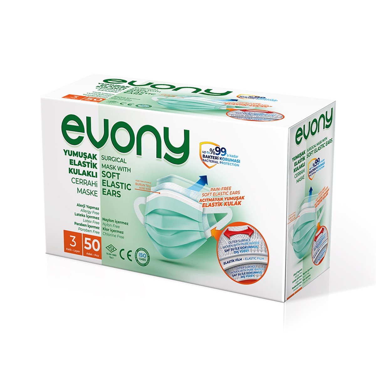 Evony 4x50 200'lü Kullan At Maske