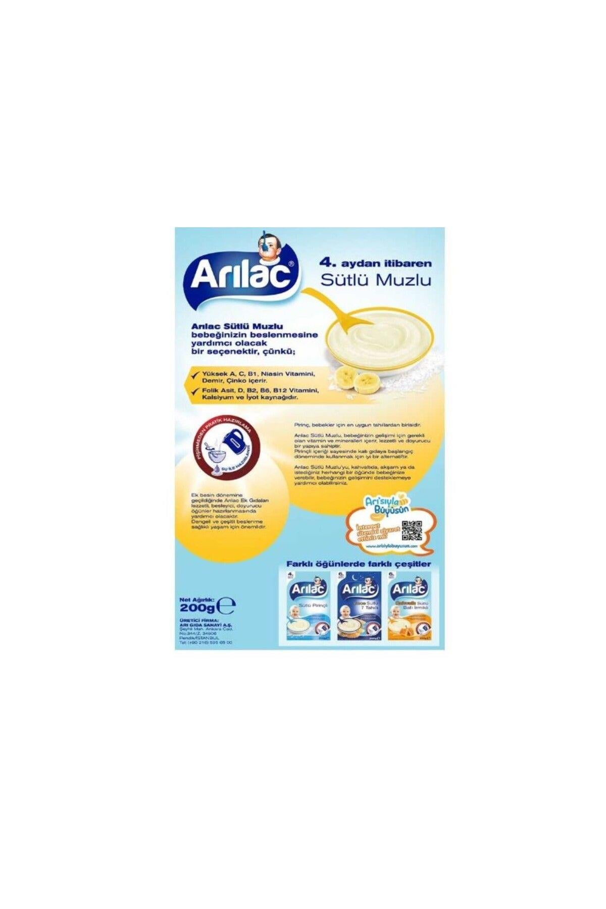 Instant Sütlü Muzlu 4-36 Ay Kaşık Maması 4 X 200 G
