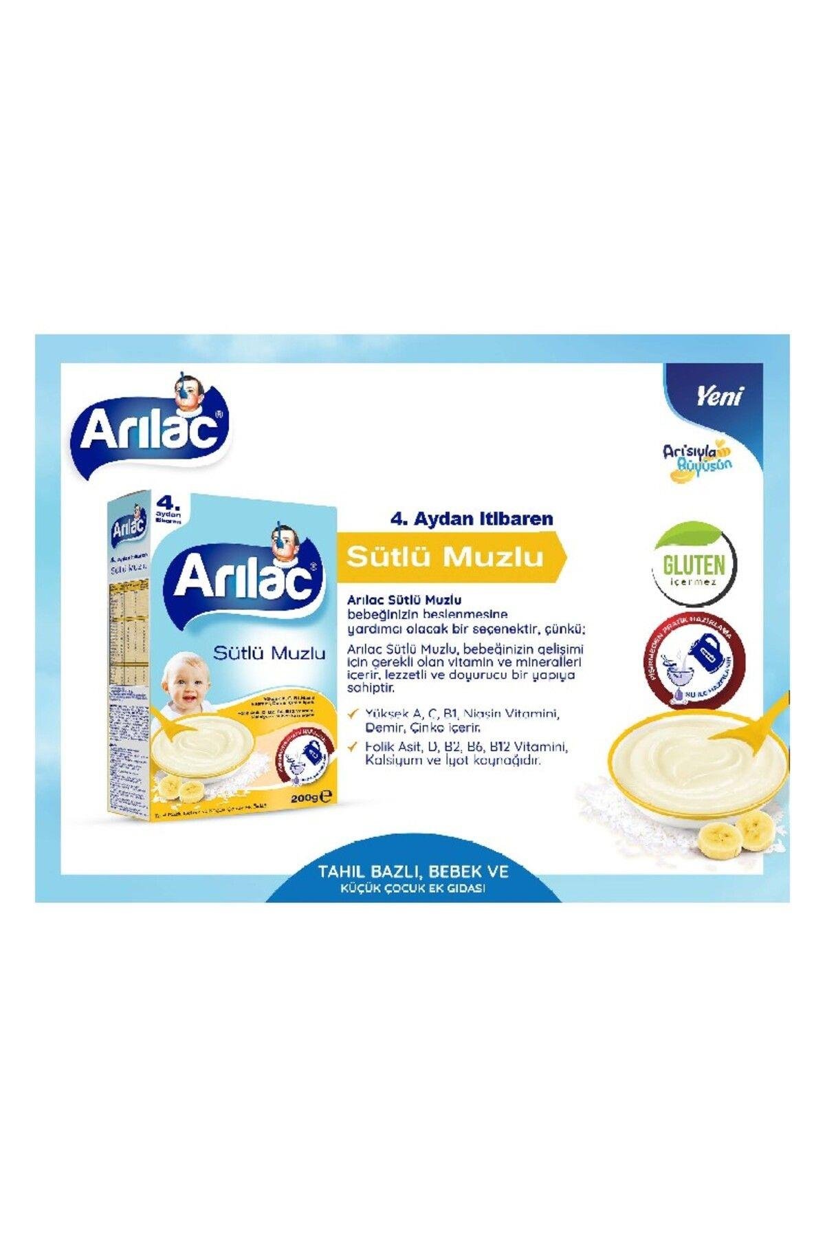 Instant Sütlü Muzlu 4-36 Ay Kaşık Maması 4 X 200 G