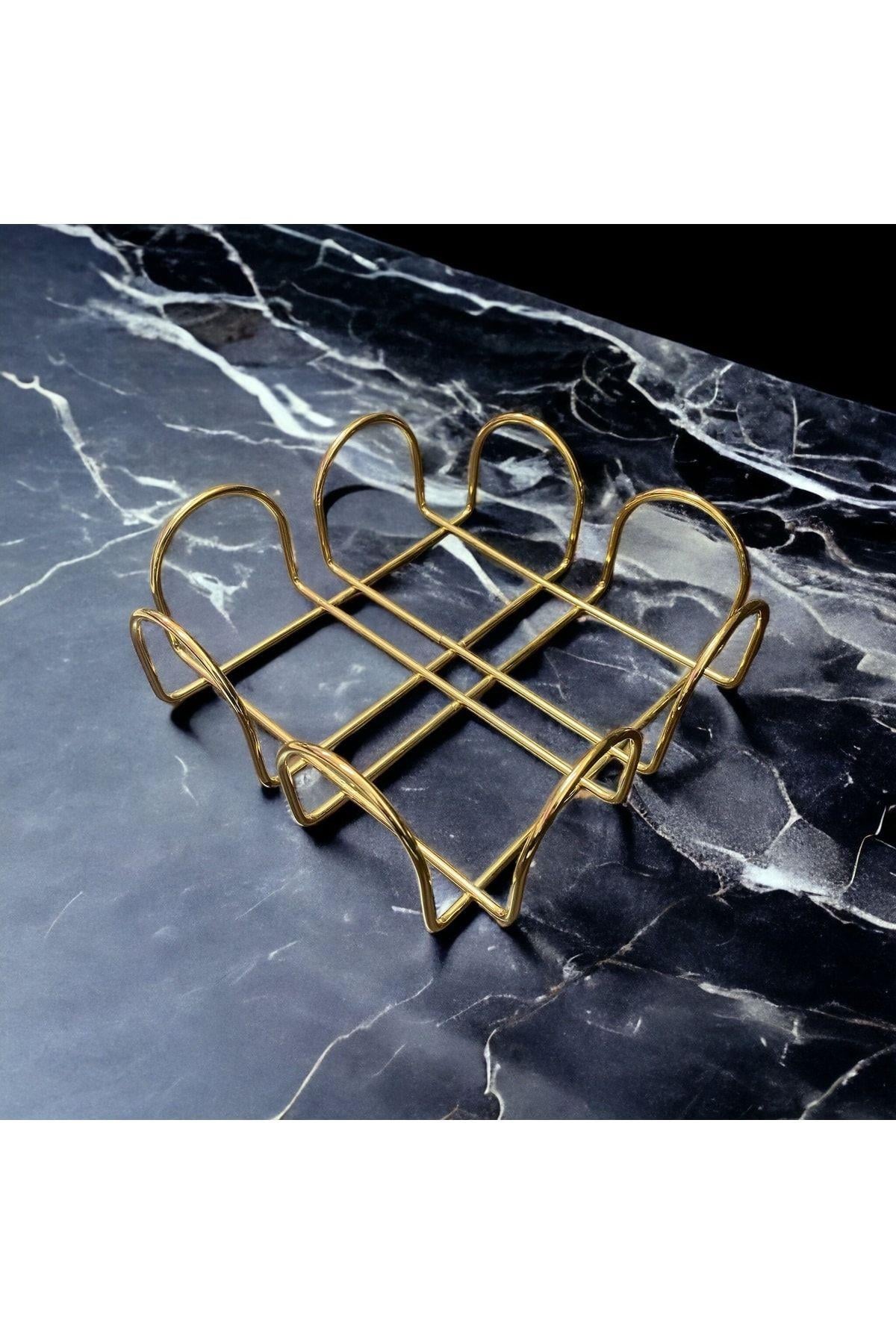 Kare Peçetelik Gold
