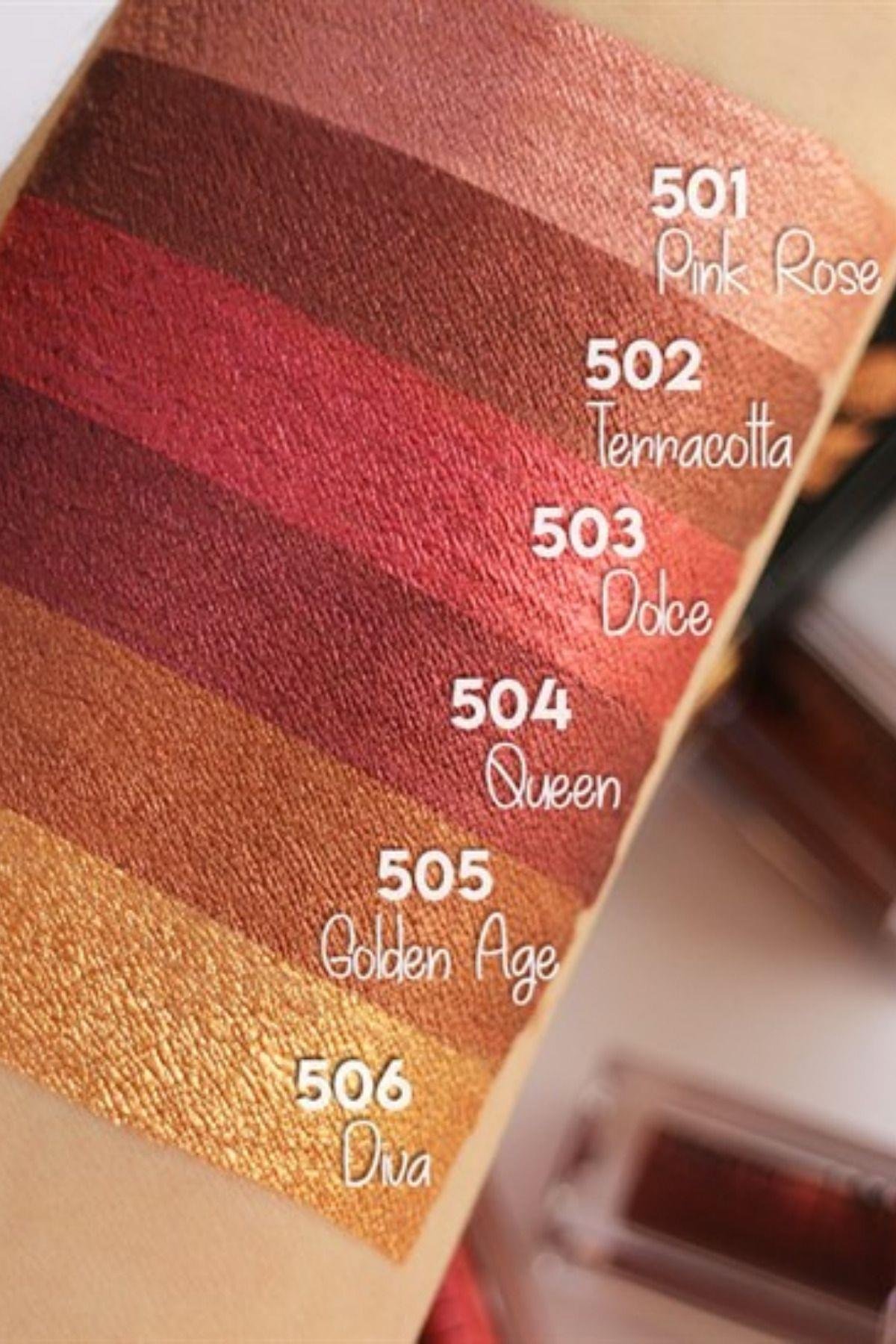 Matte Metallic Liquid Lipstick - Mat Metalik Ruj 507