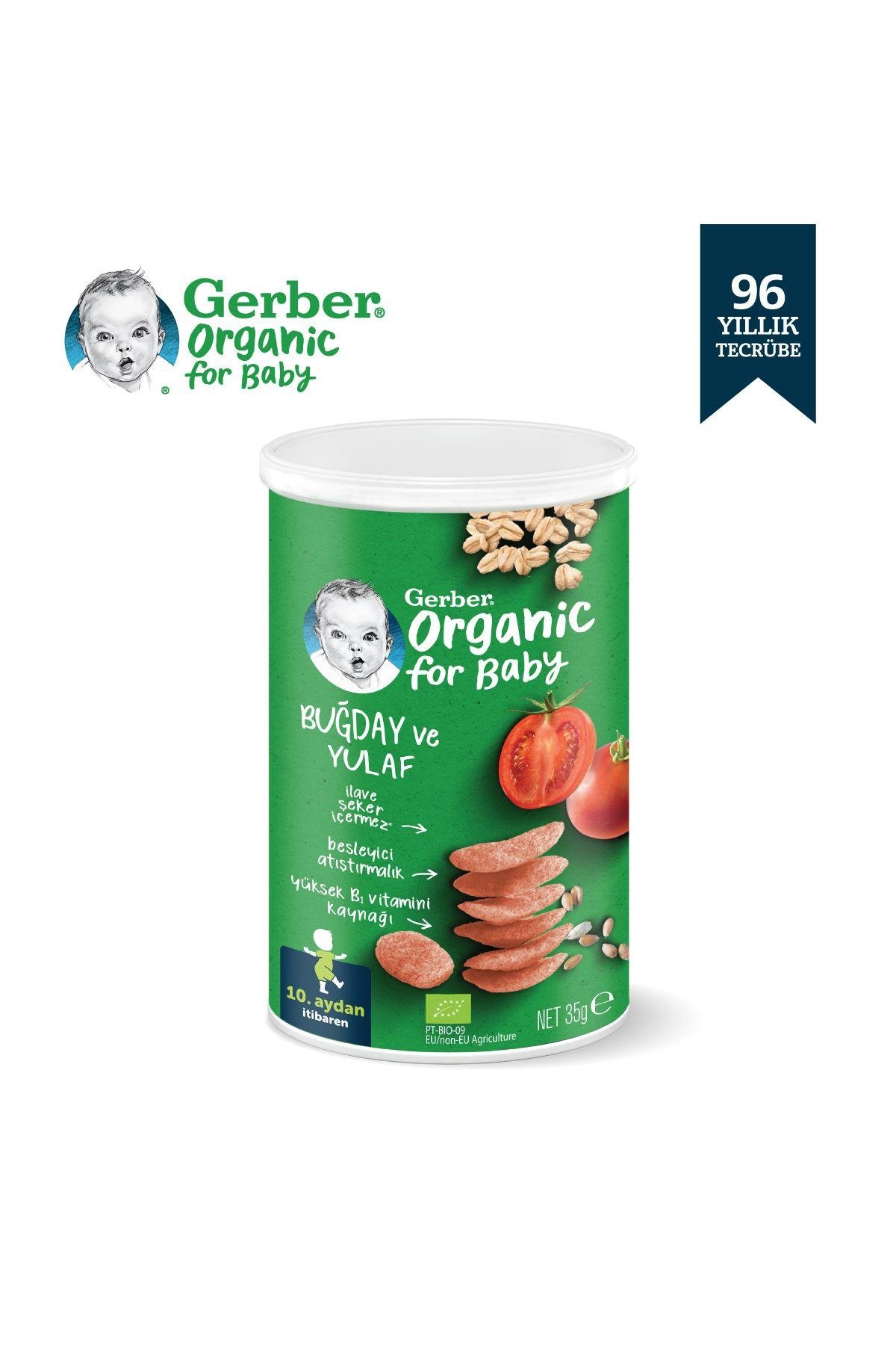 Organıc Buğday, Yulaf, Domates, Havuç Ve Soğanlı Bebek Ve Küçük Çocuk Atıştırmalığı 5x35g