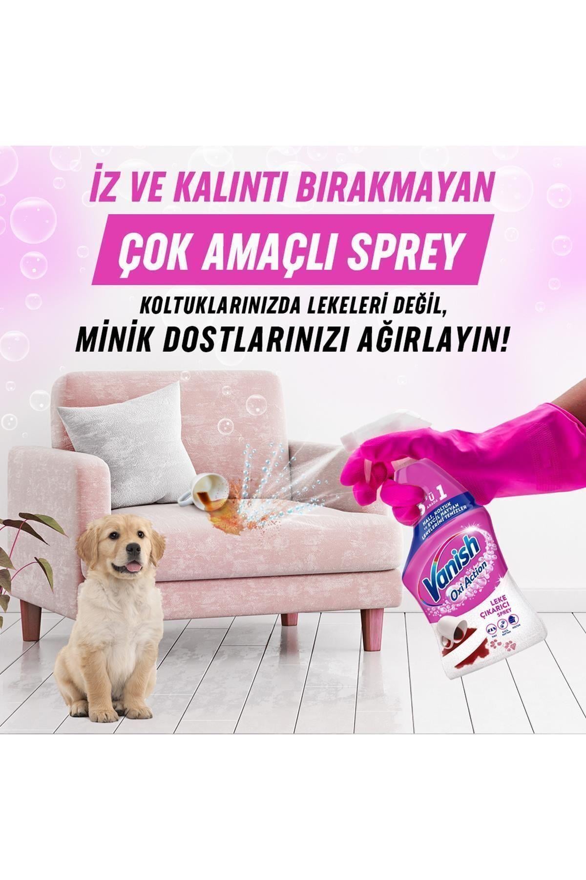 Oxi Action Çok Amaçlı Halı, Koltuk Ve Evcil Hayvan Leke Çıkarıcı Sprey 500 ml
