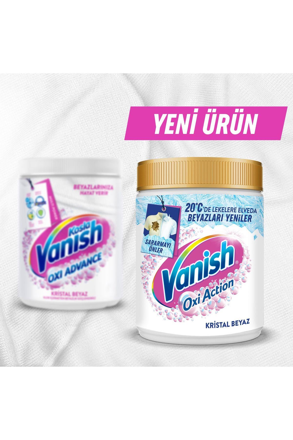Oxi Action Kristal Beyaz Toz Deterjan Güçlendirici ve Leke Çıkarıcı 480 Gram