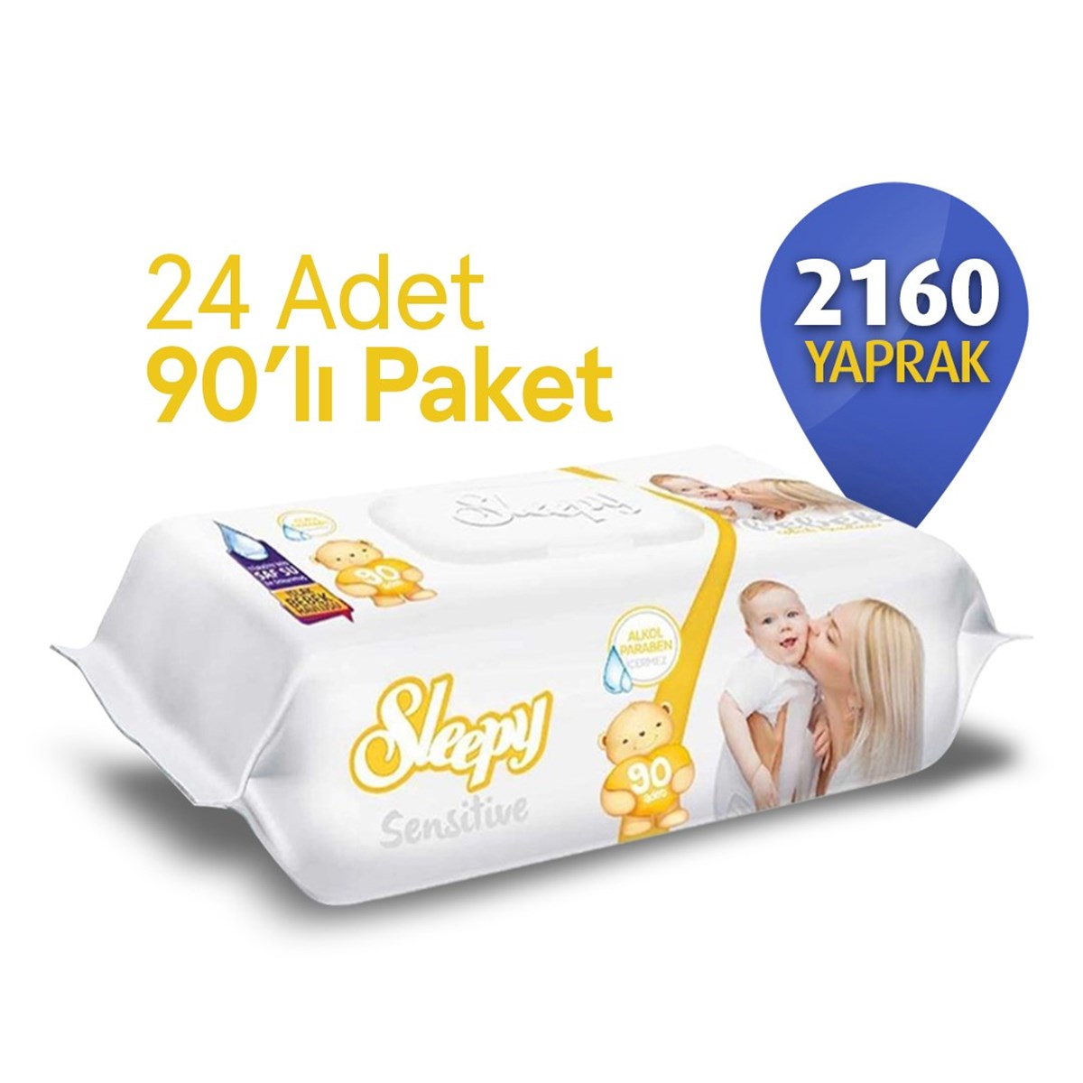Sleepy Islak Havlu 90'lı 24 Adet