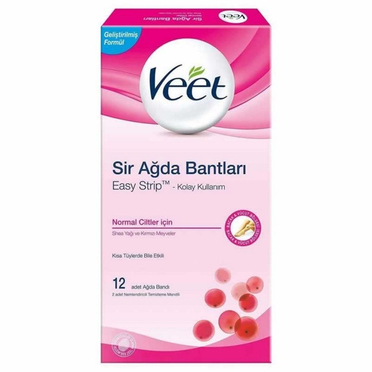 Veet Ağda Bandı 12 LI Normal