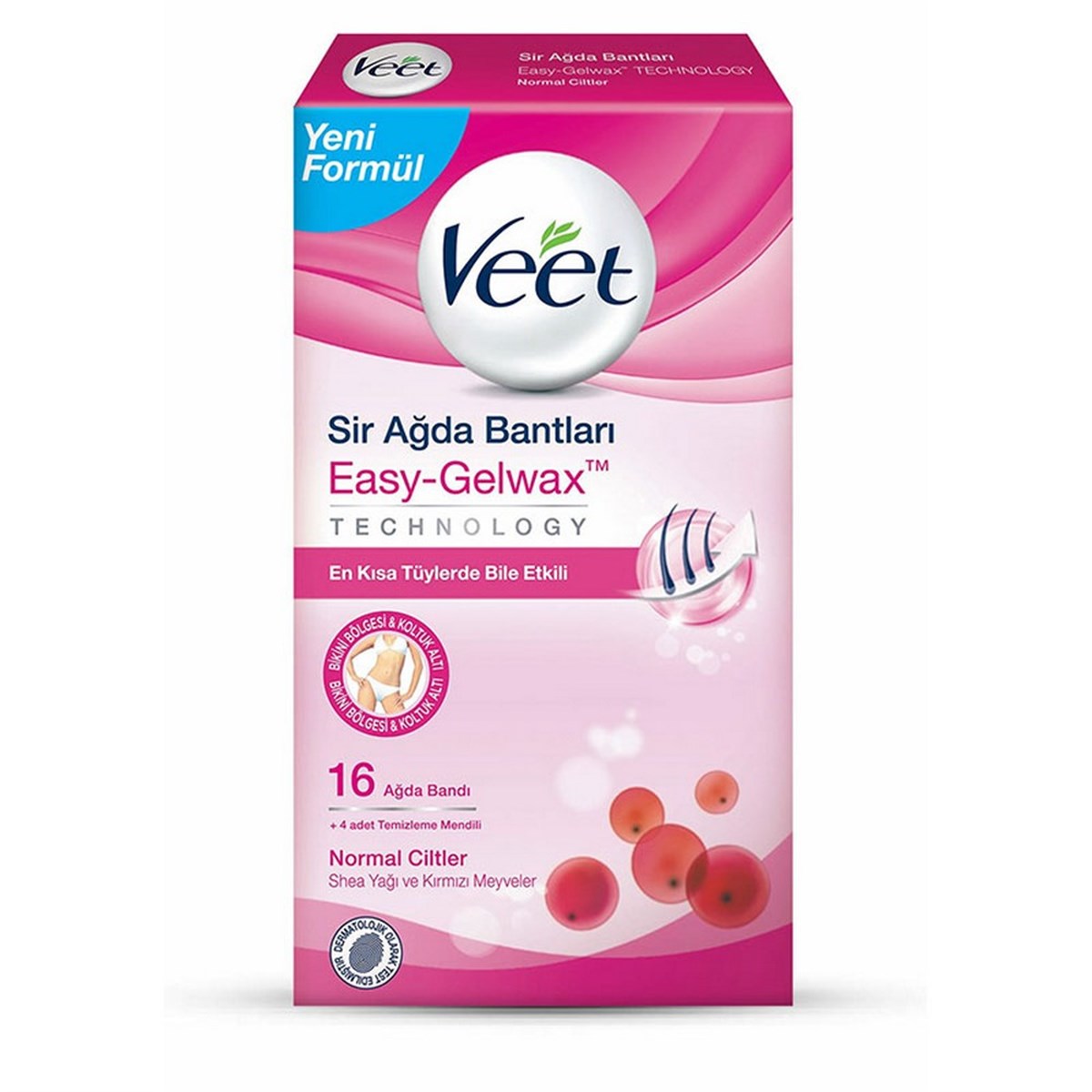 Veet Ağda Bandı Bikini&Koltuk Altı 16 LI