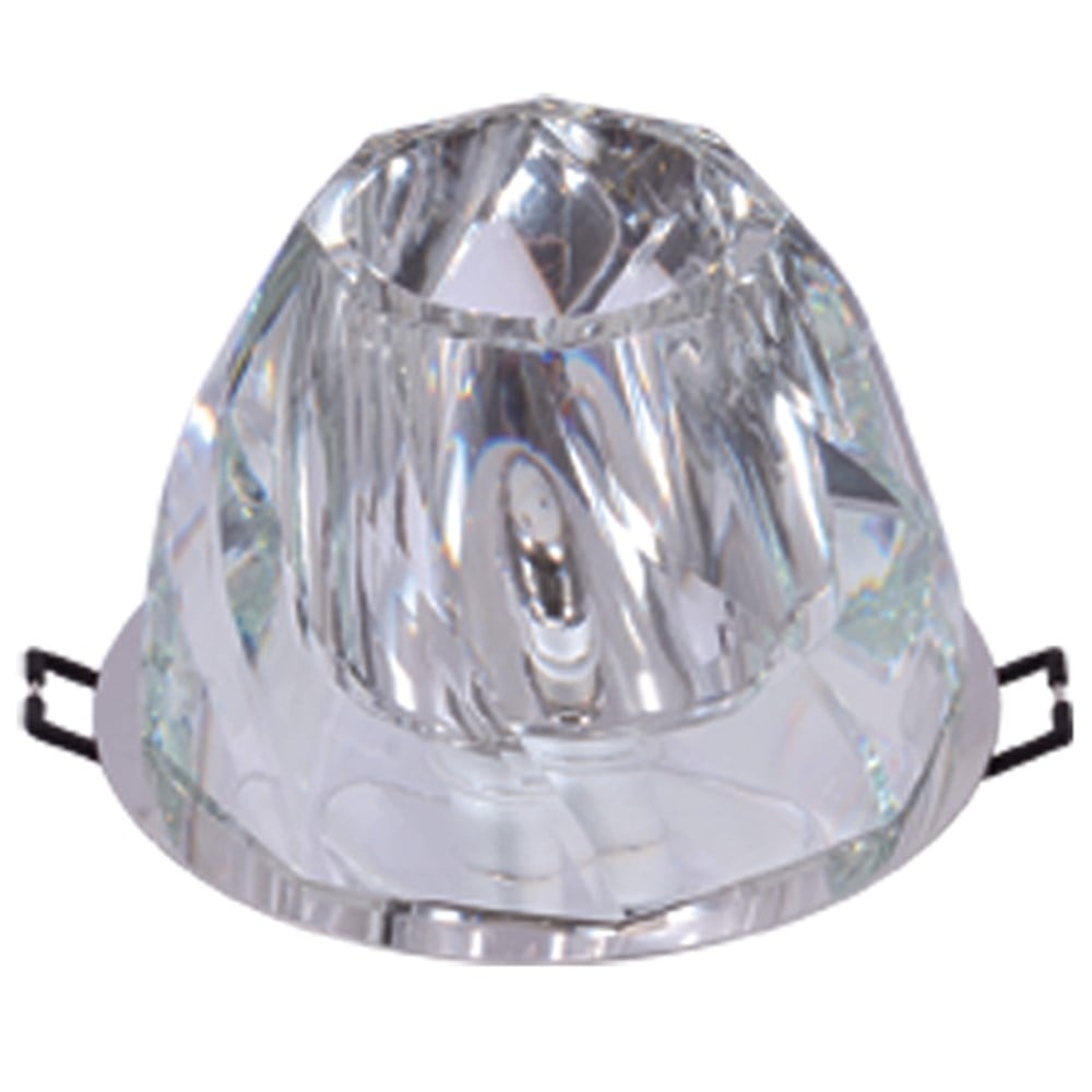 1602-017 Ack Dekoratif Spot Armatür Kasası Şeffaf G4 DuyDekoratif Cam SpotlarACK1602-017-9415