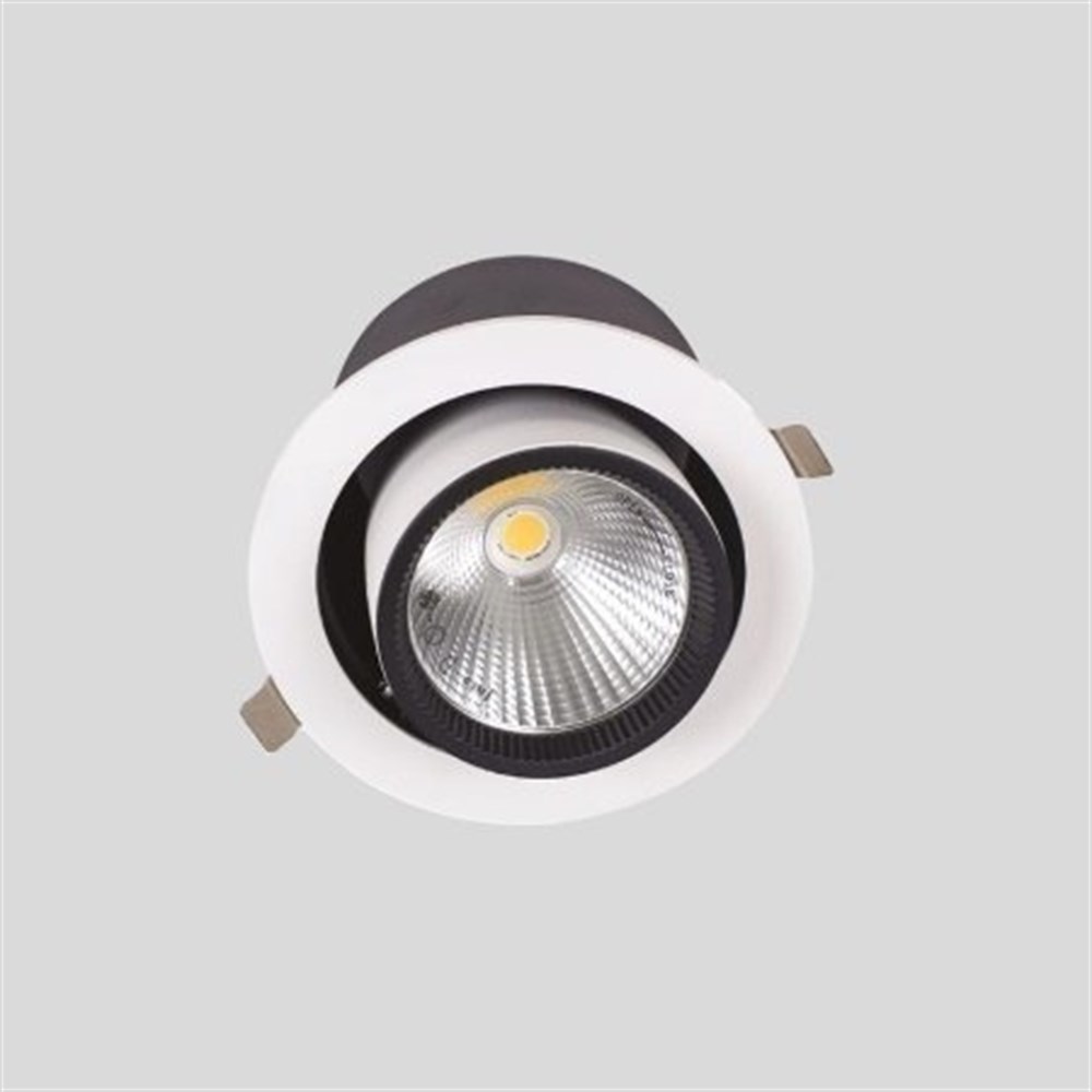 AD36-00430 Ack 30 W Led Salyangoz Spot Armatür Beyaz Işık 6500kSıva Altı Led SpotlarACKAD36-00430-10248