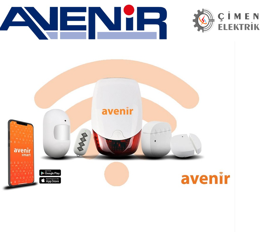 AVENIR AV 02WF Akıllı Alarm Seti Wifi KablosuzAVENIR AV 02WF Akıllı Alarm Seti Wifi Kablosuz - Güvenli ve Kolay Kullanım | CimenElektrikSes & Görüntü Sistemleri AVENİRAV-02WF-28064