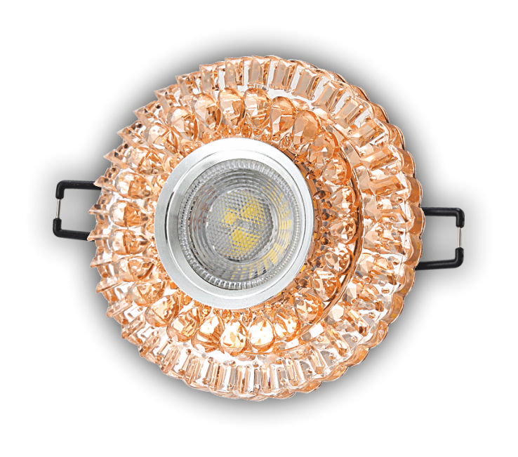 CATA CT 6636 Manolya Dekoratif Ledli Cam Spot KasasıDekoratif Cam SpotlarCATACT-6636-Y-31291