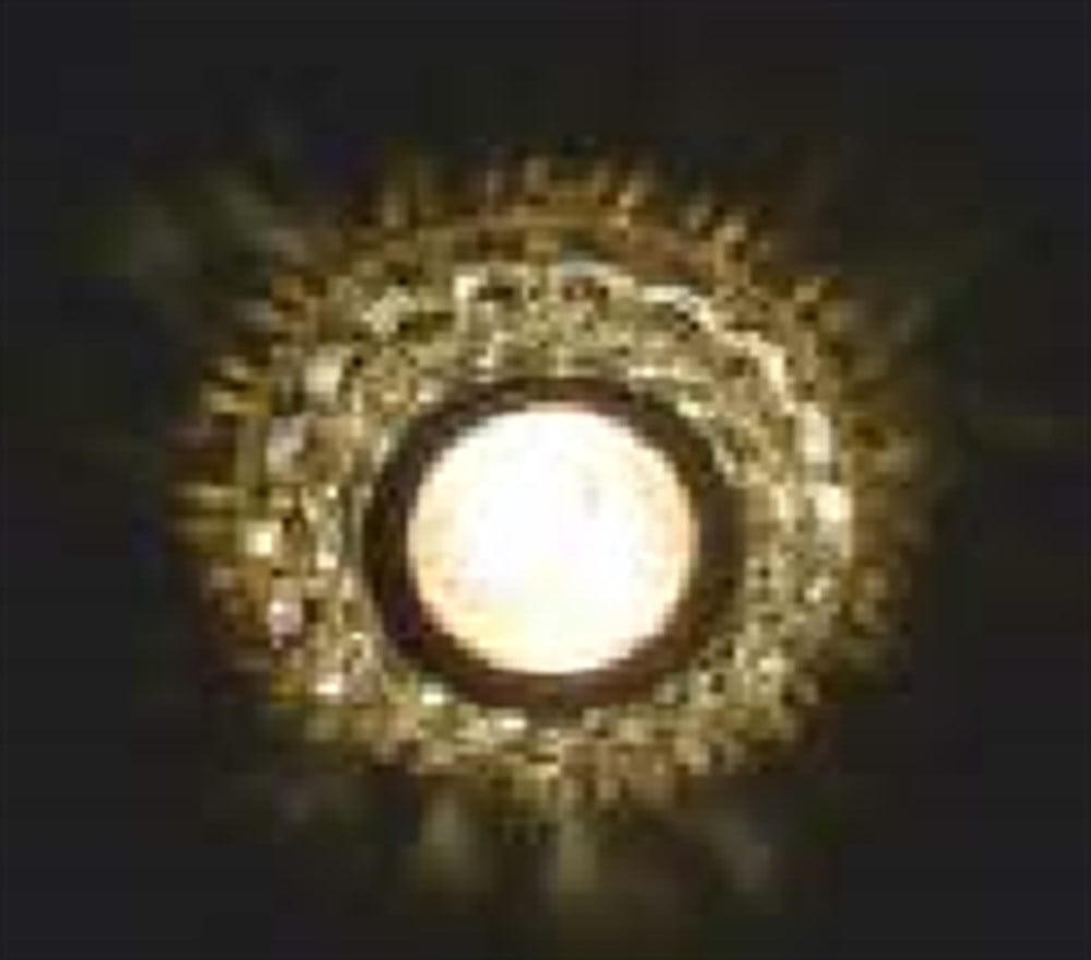 CT 6620 Cata Led Çerçeveli Günışığı Kristal Cam Spot KasasıDekoratif Cam SpotlarCATACT-6620-12705