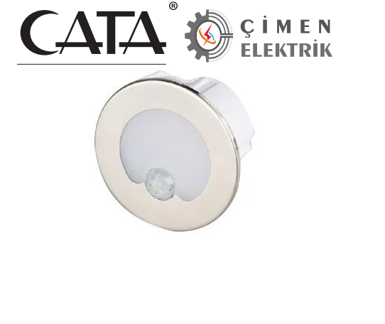 CATA CT 5174 1.5W Radar Sensörlü Koridor Aydınlatması 3200K Gün IşığıCATA CT 5174 1.5W Radar Sensörlü Led Spot 3200K Gün IşığıKoridor AydınlatmalarıCATACT-5174G-12394