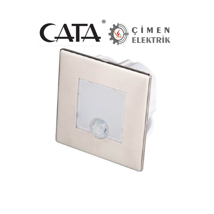 CATA CT 5173 1.5W Sensörlü Led Spot 6400K Beyaz IşıkEn Uygun Fiyat Garantisiyle CT 5173 Cata 1.5 W Sensör Koridor Led Spot Beyaz Işık 6400k şimdi sadece Çimen Elektrik'teKoridor AydınlatmalarıCATACT-5173B-12391
