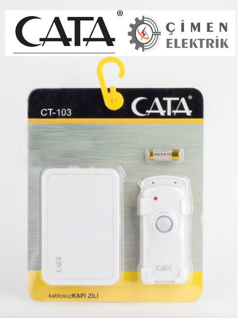 CATA CT 103 Uzaktan Kumandalı ZilEn Uygun Fiyat Garantisiyle CT 103 Cata Uzaktan Kumandalı Zil şimdi sadece Çimen Elektrik'te.Kumandalı ZillerCATACT-103-11854