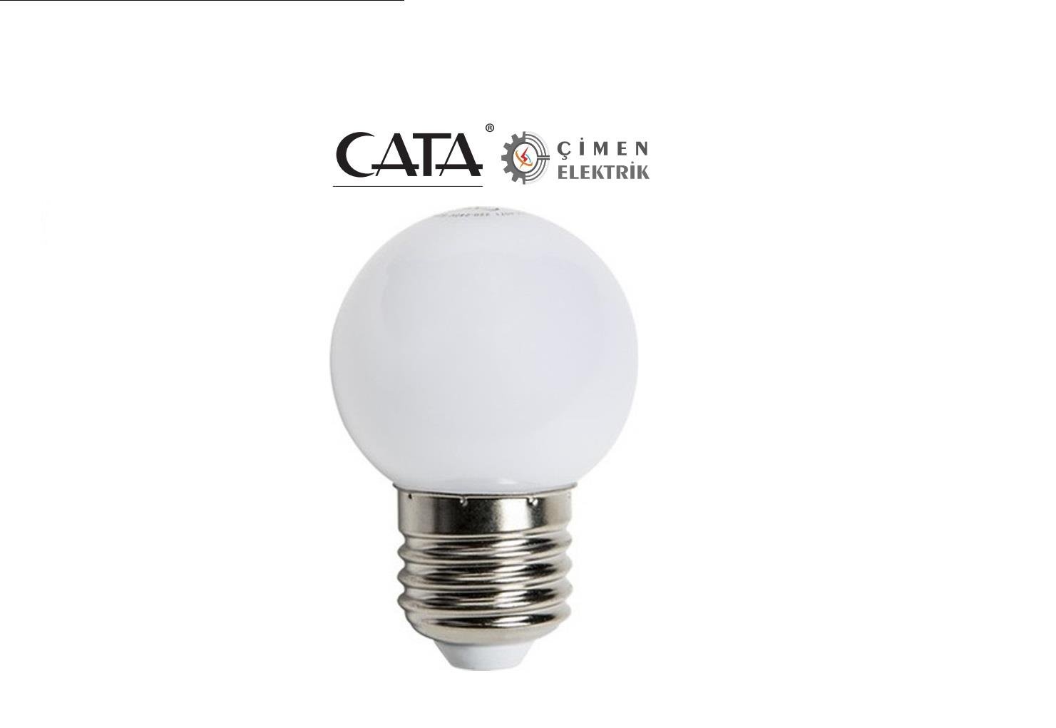 CATA CT 4071 1W Led Gece Ampul 6400K Beyaz IşıkEn Uygun Fiyat Garantisiyle CT 4071 Cata 1 W Led Gece Ampul Beyaz Işık 6400k E27 Duy şimdi sadece Çimen Elektrik'teLed AmpullerCATACT-4071B-11982