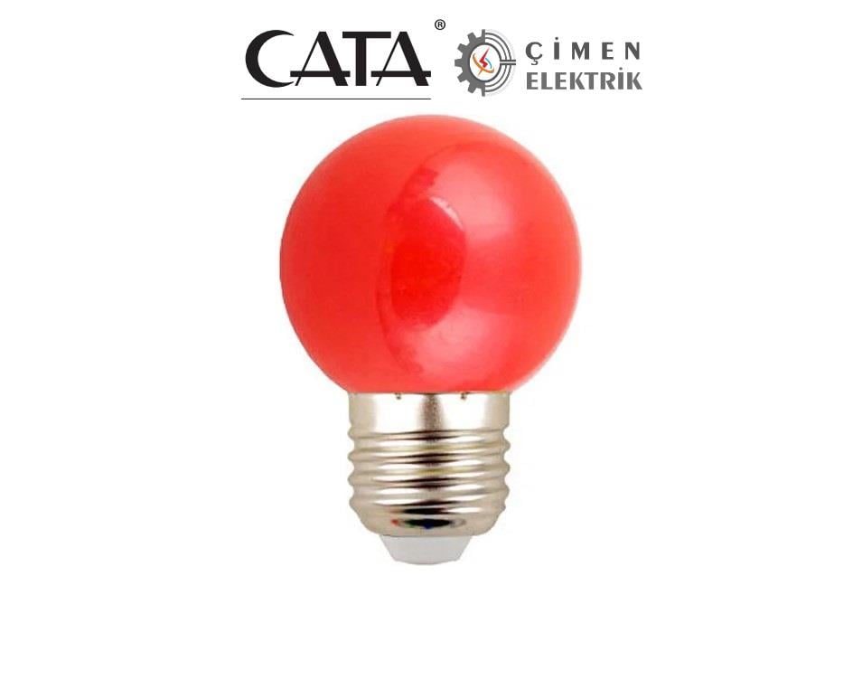 CATA CT 4071 1W Led Gece Ampul KırmızıEn Uygun Fiyat Garantisiyle CT 4071 K Cata 1 W Led Gece Ampul Kırmızı E27 Duy şimdi sadece Çimen Elektrik'teLed AmpullerCATACT-4071K-11983