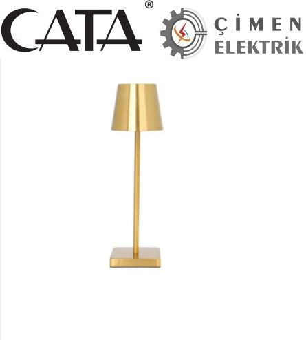 CATA CT 8437 Gold İstanbul Şarjlı Masa Lambası 3 Renk ModluCATA CT 8437 arjlı Masa Lambası 3 Renk ModluMasa Lambası Ve IşıldaklarCATACT-8437-26639