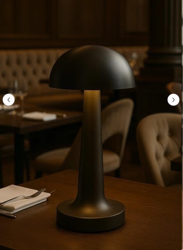 CATA CT 8428 Lizbon Siyah Kasa Antik Şarjlı Masa LambasıMasa Lambası Ve IşıldaklarCATACT-8428-31151