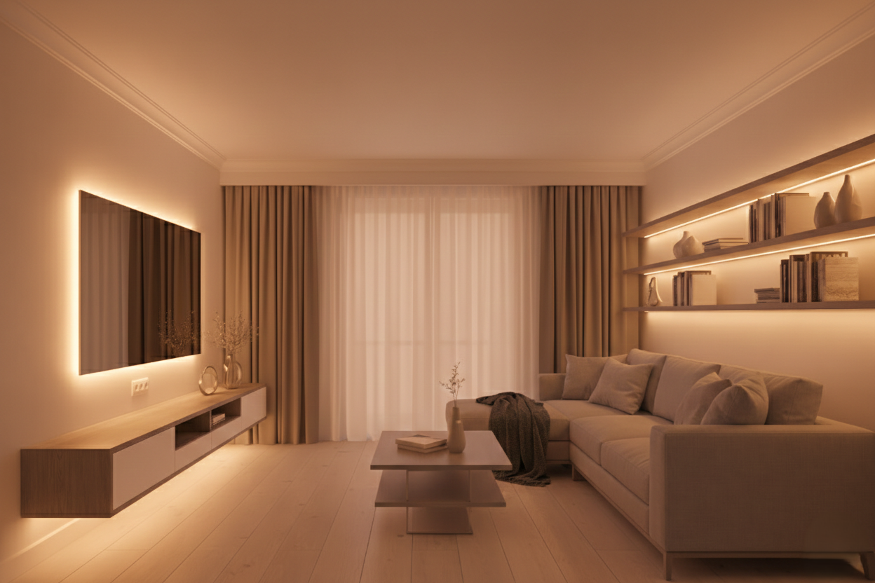 5 Metre CATA CT 4541 216 Çipli İç Mekan COB Şerit LED Amber 12VŞerit ve Hortum LedlerCATACT-4541A-5-31410