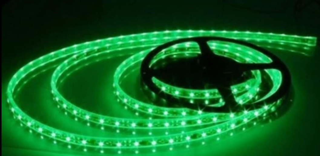 5 Metre TELLİNİ TL 4483  İç Mekan 12V 3 Çipli Şerit Led Yeşil IşıkŞerit ve Hortum LedlerCATATL-4483-5-31416