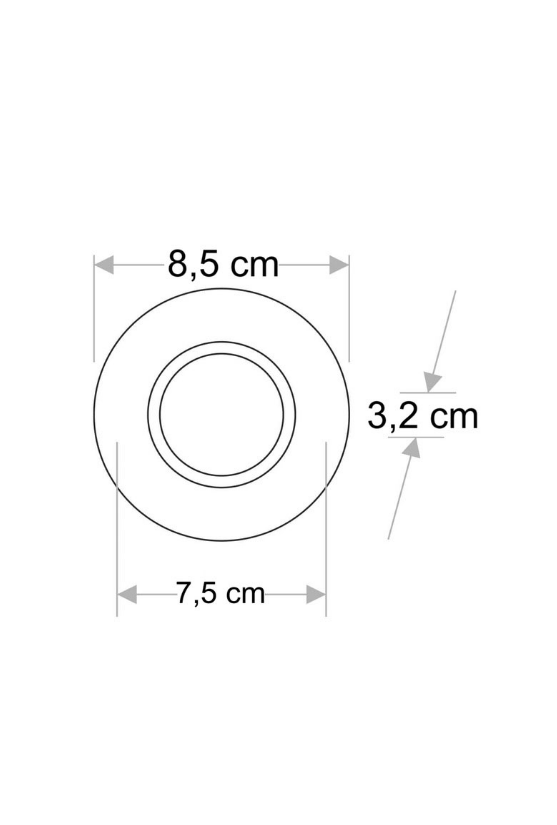 CATA CT 5041 Jaguar Siyah Spot KasaCATA CT 5041 Siyah Spot KasaSıva Altı Led SpotlarCATACT-5041-19050