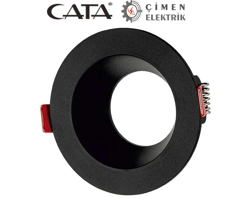 CATA CT 5041 Jaguar Siyah Spot KasaCATA CT 5041 Siyah Spot KasaSıva Altı Led SpotlarCATACT-5041-19050