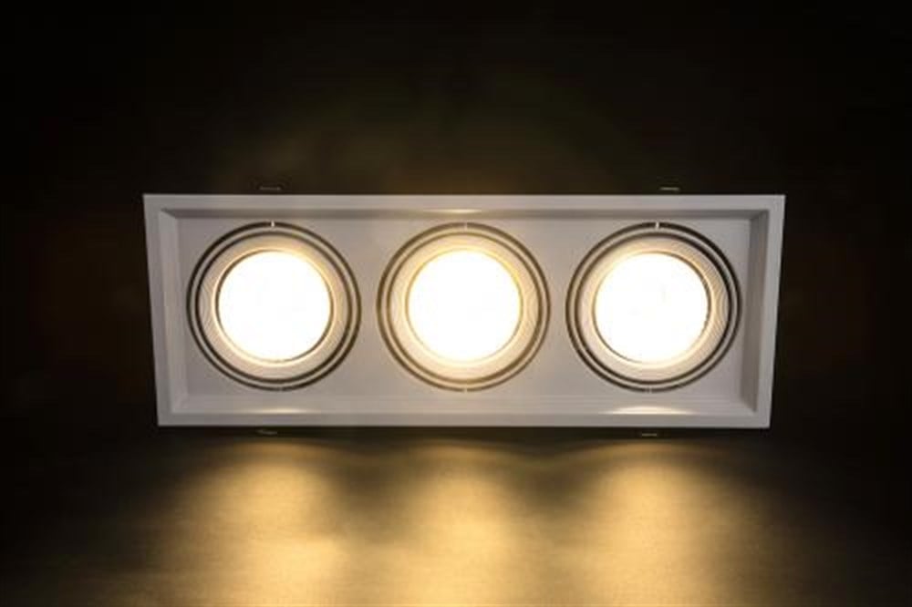 CT 5505 Cata 3X25 W Halospot Led Spot Günışığı Siyah KasaSıva Altı Led SpotlarCATACT-5505-12633