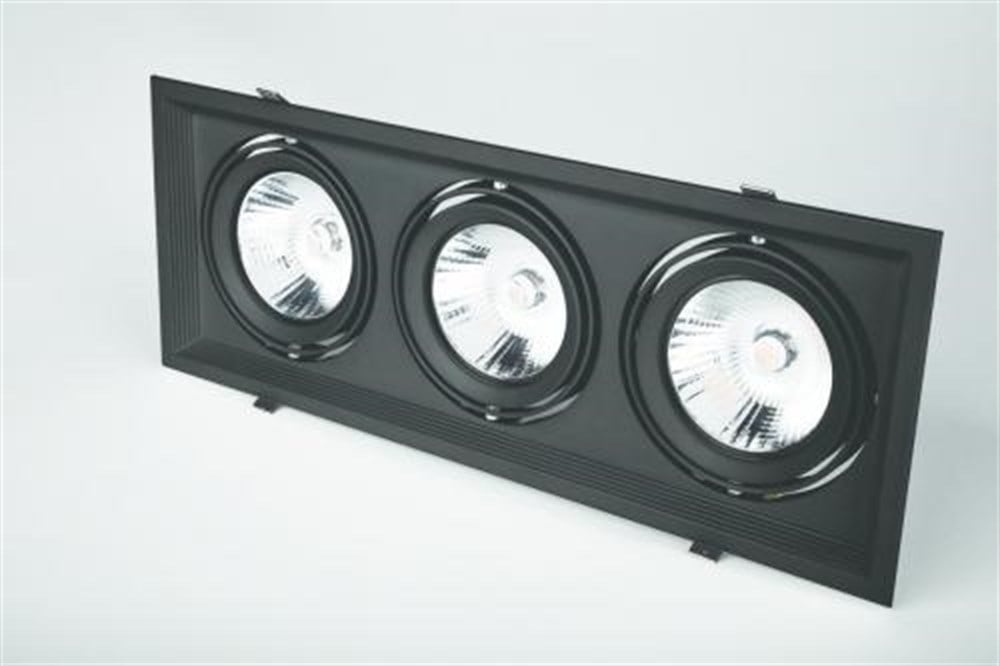 CT 5505 Cata 3X25 W Halospot Led Spot Günışığı Siyah KasaSıva Altı Led SpotlarCATACT-5505-12633
