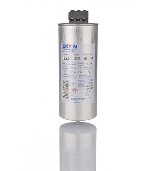 Ekon 41250 25 kVAr 400 V Trifaze Silindir KondansatörEkon 41250 25 kVAr 400 V Trifaze Silindir KondansatörKondansatörlerEKONEKON-41250-15325