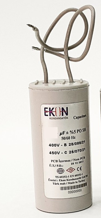 Ekon Daimi Devre Kontaktör Plastik Tüp 400V 30MF Ekon Daimi Devre Kontaktör Plastik Tüp 400V 30MF KontaktörlerEKON46300-26367